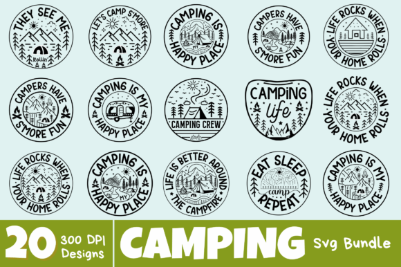 Download Camping Svg Bundle - Camping Collection