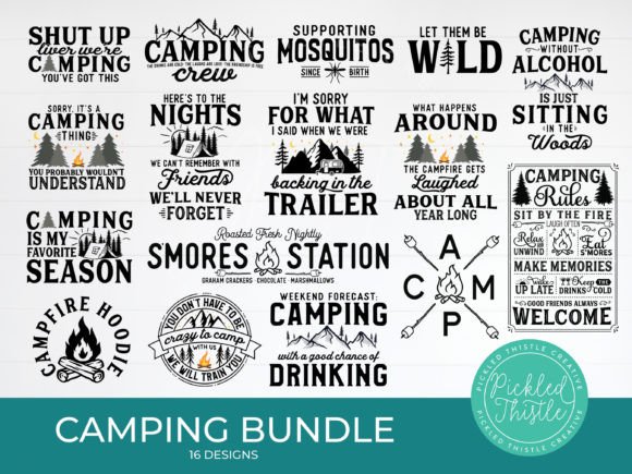 Download Camping SVG Bundle - Camping Collection