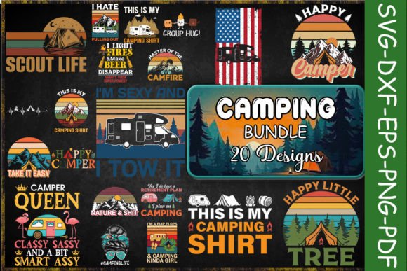 Download Camping SVG Bundle - Camping Collection