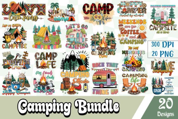 Download Camping Sublimation Bundle - Premium Bundle