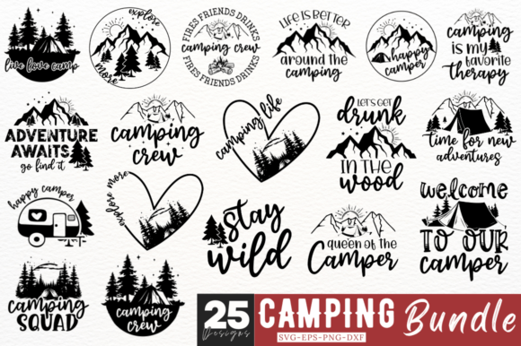 Download Camping SVG Bundle,Adventure Svg Bundle - Camping Collection