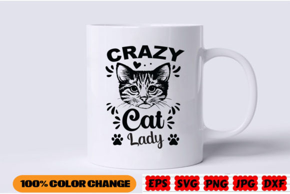 Download Cat Svg Design,Crazy Cat Lady - Cat svg design Collection