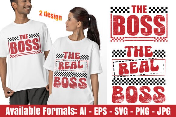 Download The Boss and the Real Boss Couple Shirts - Couple shirts Collection
