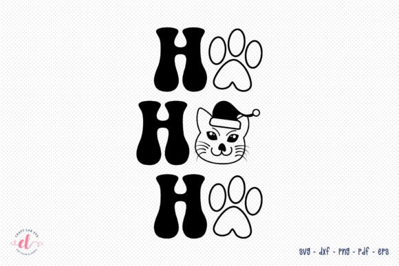 Download Ho Ho Ho - Christmas Cat SVG Design - Cat svg design Collection