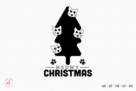 Download Meowy Christmas - Cat SVG Design - Cat svg design Collection