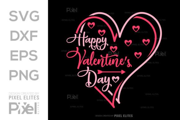Download Happy Valentines Day SVG Quote Design - Premium Bundle